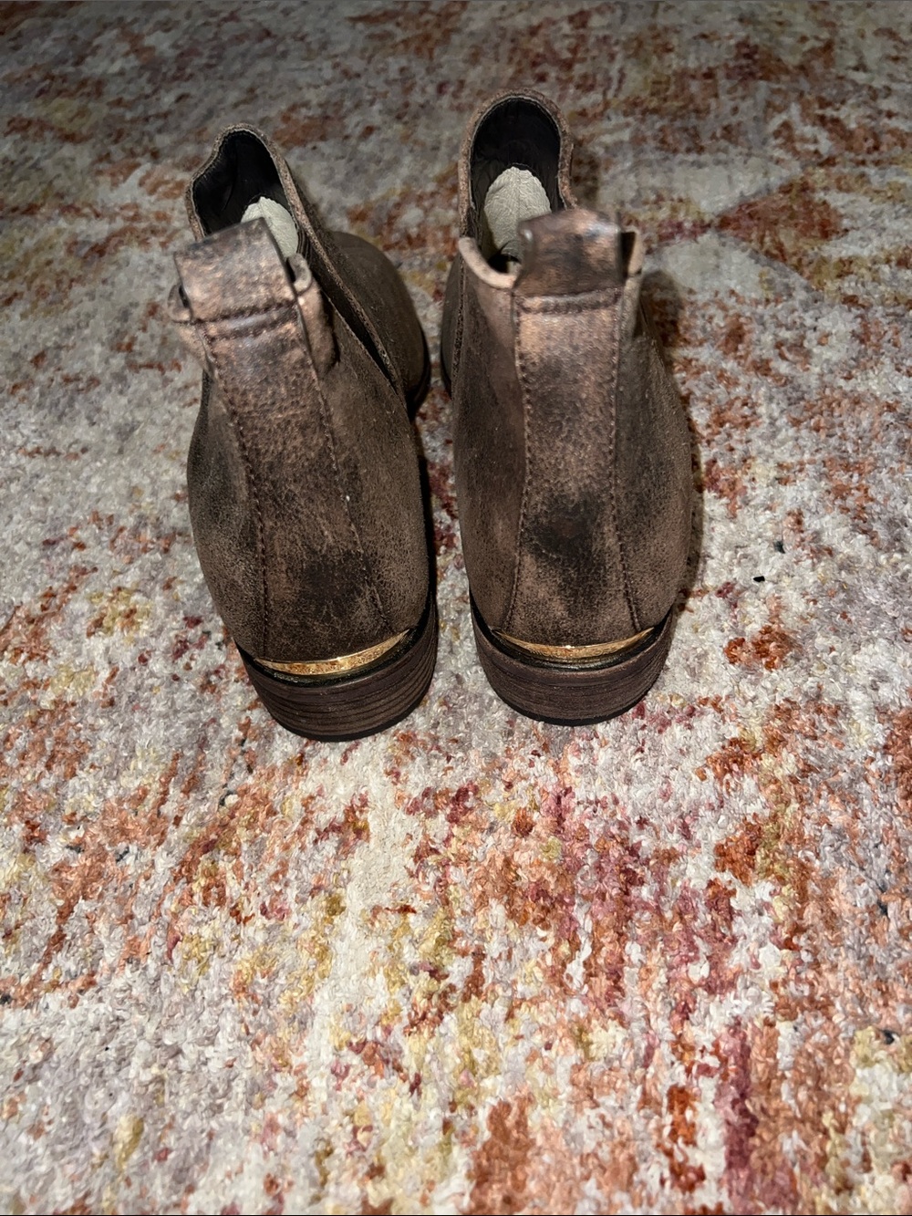 Michael Kors Brown Suede Slip-On Boots - Picture 4 of 9